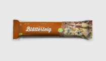 Frischer Blätterteig 320g (vegan)
backfertig auf Backpapier eingerollt