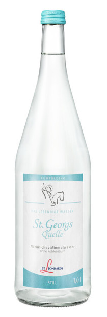 St. Georgsquelle still 1Ltr (inkl. 0,15 Euro Pfand)