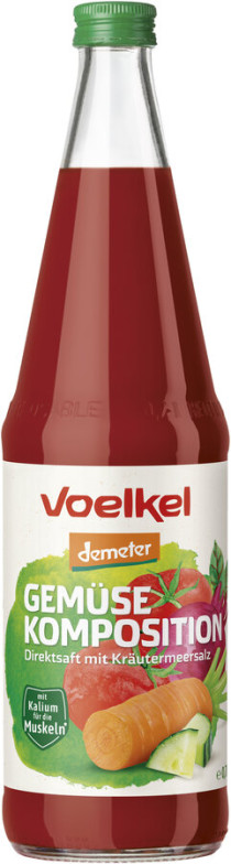 Gemüsesaft Komposition 0,7Ltr (inkl. 0,15 Euro Pfand)