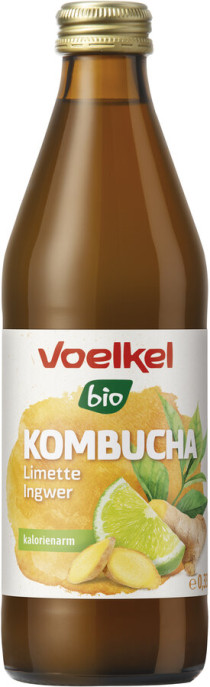 Kombucha  Limette Ingwer 10x0,33Ltr	 (inkl. 3,00 Euro Pfand)