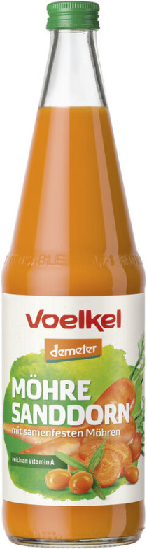 Möhrensaft mit Sanddorn 0,7Ltr (inkl. 0,15 Euro Pfand)