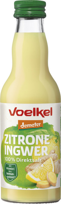 Zitrone Ingwer Saft 0,2Ltr (inkl. 0,15 Euro Pfand)