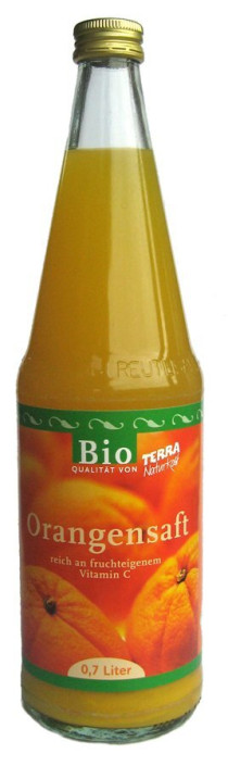 TERRA Orangensaft 0,7 l (inkl. 0,15 Euro Pfand)