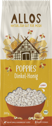 Dinkel Honig Poppies 300g
