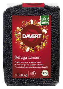 Schwarze Beluga Linsen 500g