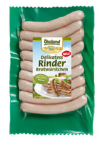 Rinderbratwürstchen 9 Stück/180g