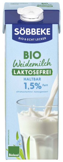 Fettarme H-Milch, laktosefrei, Karton 1,5% 12x1Ltr