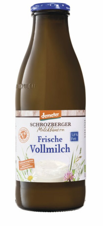 Vollmilch, Flasche 3,8% (inkl. 0,15 Euro Pfand)