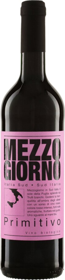 Mezzogiorno Primitivo IGT 0,75Ltr