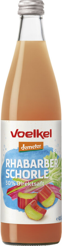 Rhabarber Schorle, naturtrüb 0,5Ltr (inkl. 0,15 Euro Pfand)
