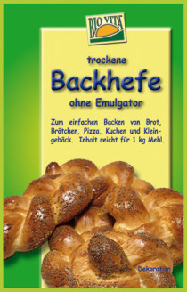 Bio Backhefe, getrocknet