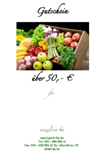 Gutschein über 50€