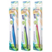 Zahnbürste Nylonborsten medium Wechselkopf aus biobasierten Materialien