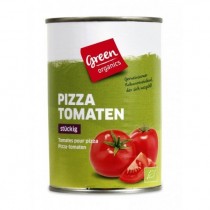 GREEN Pizza Tomaten, gewürfelt 12x400g ATG 240g