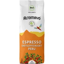 Espresso Altomayo gemahlen entkoffeiniert 8x250g
