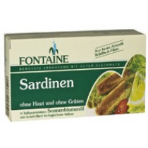 Sardinen ohne Haut in Sonnenblumenöl 120g