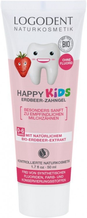 Happy Kids Zahngel Erdbeere 50ml