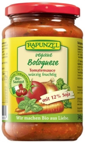 Tomatensauce Bolognese, vegetarisch, mit Soja 330ml