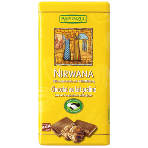Nirwana Milchschokolade mit Praliné-Füllung 100g