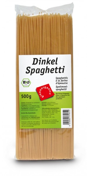 Dinkel Spaghetti, hell 500g GREEN