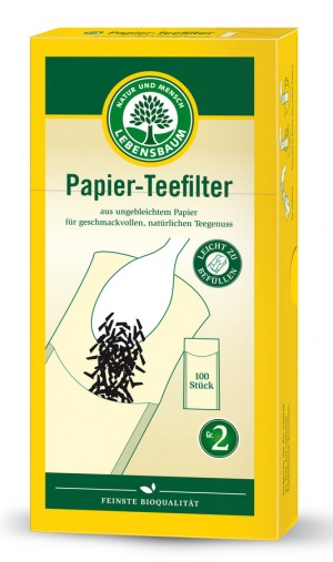 Papier - Teefilter Gr. 2 ungebleicht 100st